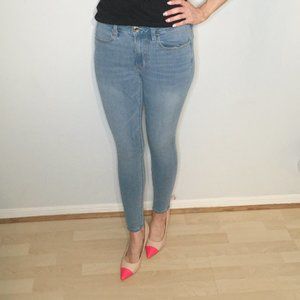 AE 360 Super Stretch Hi Rise Light Denim Jegging